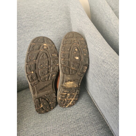 Skechers Men's Relaxed Fit Segment Garnet Dark Brown Leather Boots Size 9.5 - Picture 8 of 10